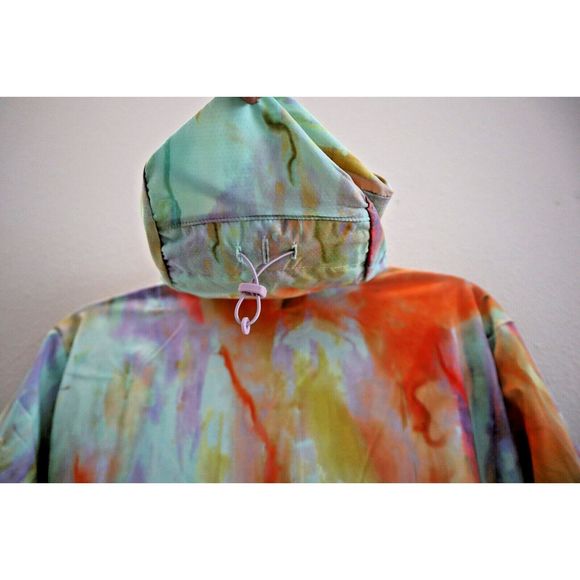 Nike DM7711-379 Women's Sz M Multicolor Tie Dye Lightweight Running Jacket - Picture 6 of 16